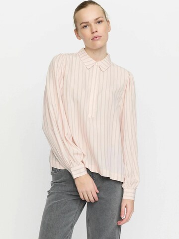 Soft Rebels Blouse 'Margot' in Beige: voorkant