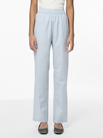 PIECES Loosefit Broek 'PCAssra' in Blauw: voorkant