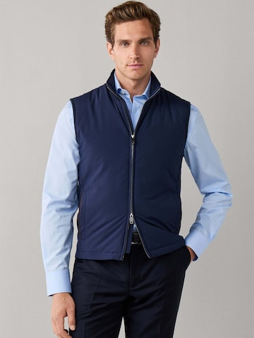Hackett London Vest 'Windsor' in Blue: front
