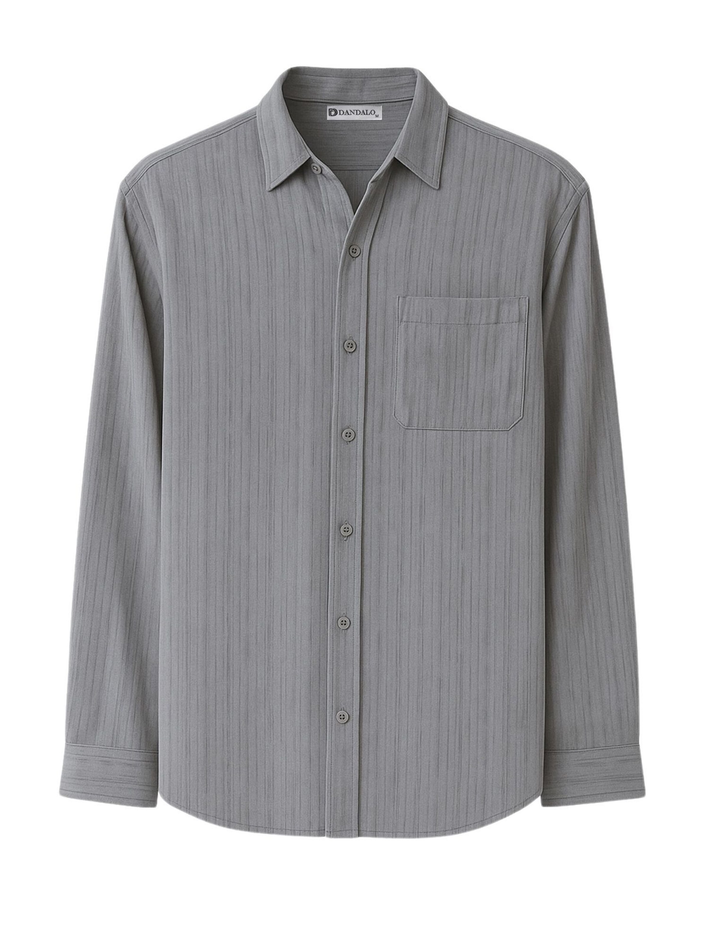 Dandalo - Comfort Fit Camisa em cinzento: frente