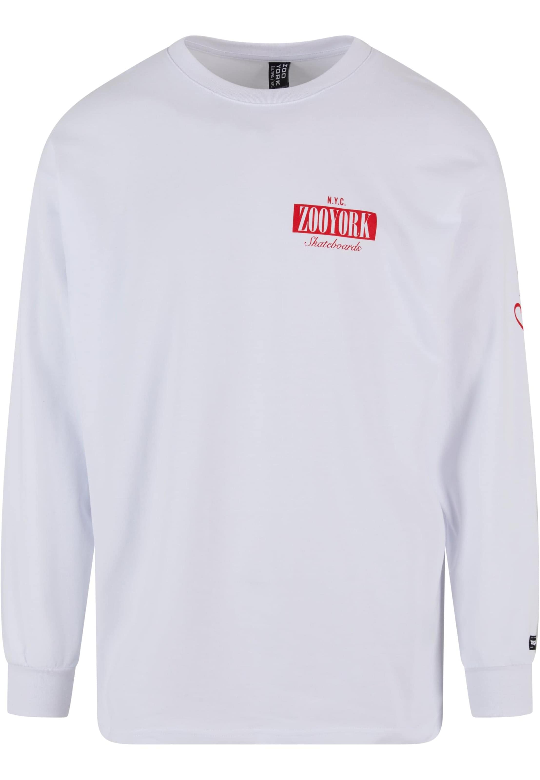 Maglietta 'Hot Dog' di ZOO YORK in bianco: frontale