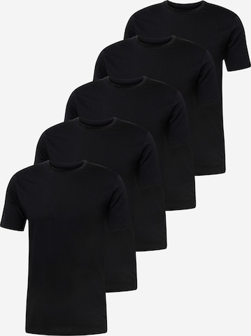 Denim Project Shirt in Black: front