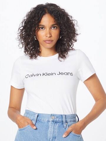 Calvin Klein Jeans Shirt in Brown: front