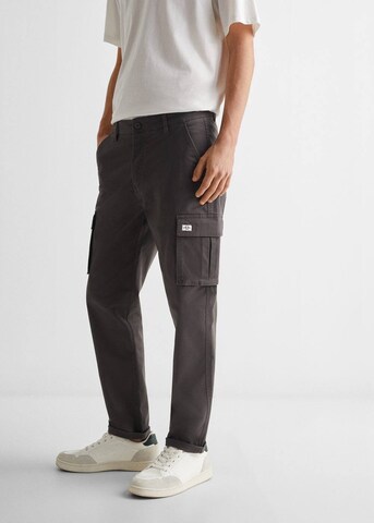 MANGO TEEN Regular Pants in Grey: front