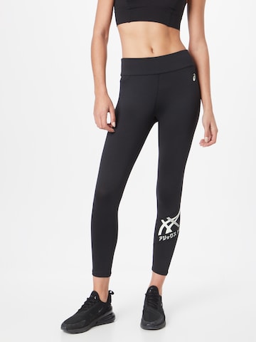 Regular Pantalon de sport 'TIGER' ASICS en noir : devant