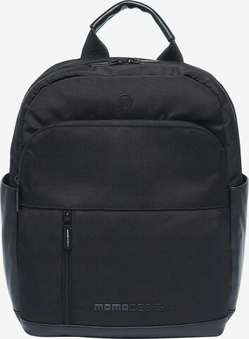 Zaino 'Zaino Momo Design Uomo Poliestere con Zip e Tasche Organizzate' di Momo Design in nero: frontale