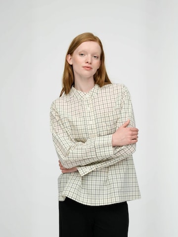 moshi moshi mind Shirt ' ayle ' in Beige: front