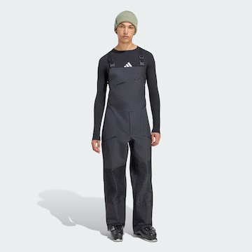ADIDAS TERREX - Regular Calças outdoor 'Xperior Hybrid' em preto: frente