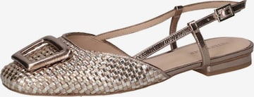 Sandalo di PETER KAISER in oro: frontale