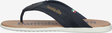 PANTOFOLA D'ORO T-Bar Sandals in Blue