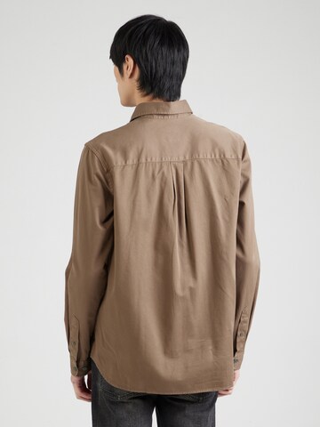 Jack & Jones Premium - Ajuste regular Camisa 'JPRCCDOVER' en marrón