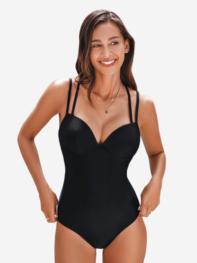 Cupshe Swimsuit 'CAA12E4H024AA' in Black, Item view