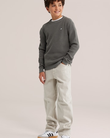 WE Fashion Loosefit Jeans in Beige