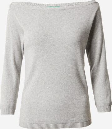 UNITED COLORS OF BENETTON Sweater in Grey: front