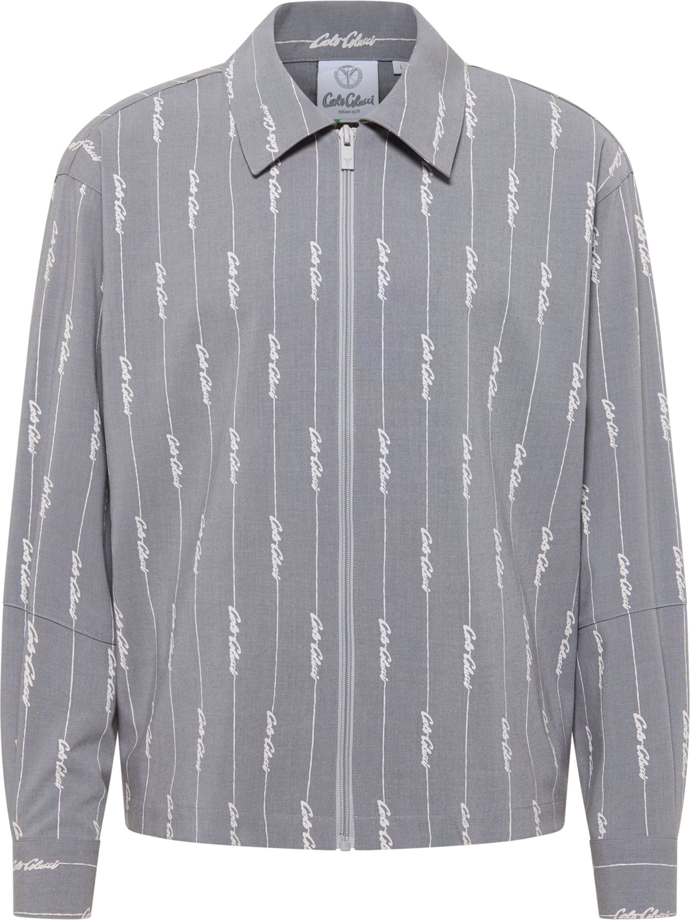 Veste de survêtement 'Favarato' Carlo Colucci en gris : devant