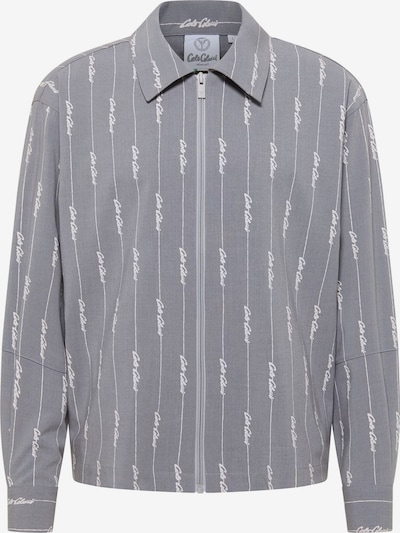 Carlo Colucci Sweat jacket 'Favarato' in L in Grey / White, Item view