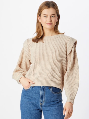 ONLY Pullover 'ONLLEXINE' in Beige: predná strana