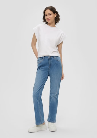 Regular Pantalon 'Catie' QS en bleu