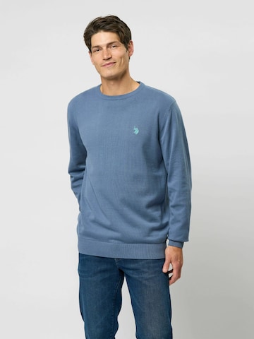 U.S. POLO ASSN. Pullover 'Adair' i blå