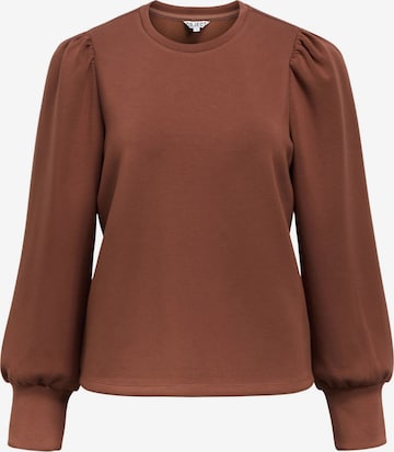 OBJECT - Camiseta en marrón: frente