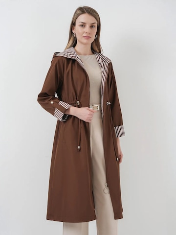 Bigdart Between-seasons coat 'Trenchcoats' in Brown: front