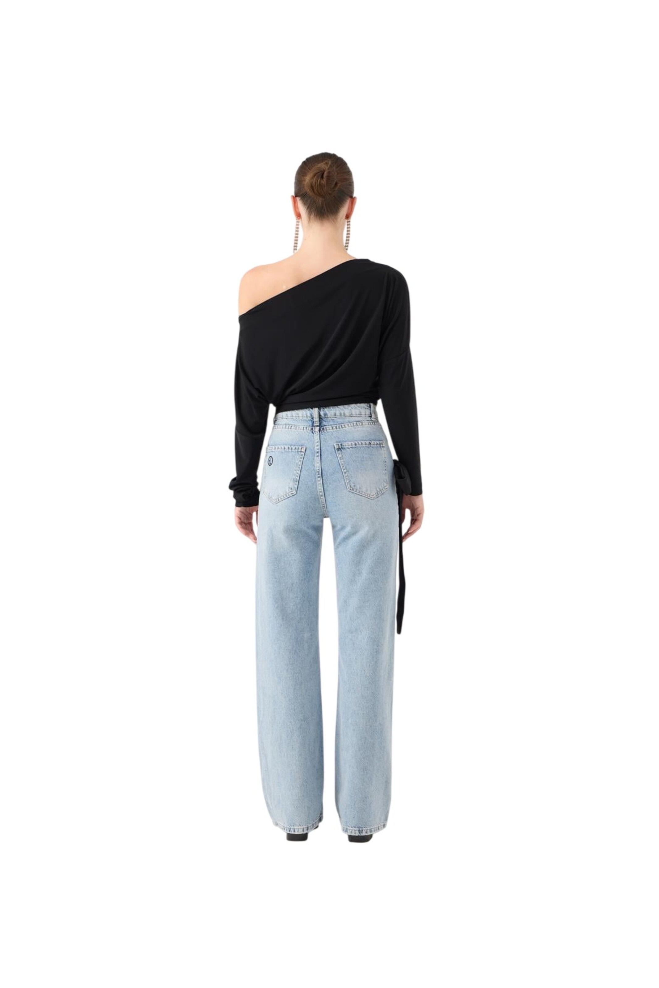 HOLLY LOLLY Bluse in Schwarz