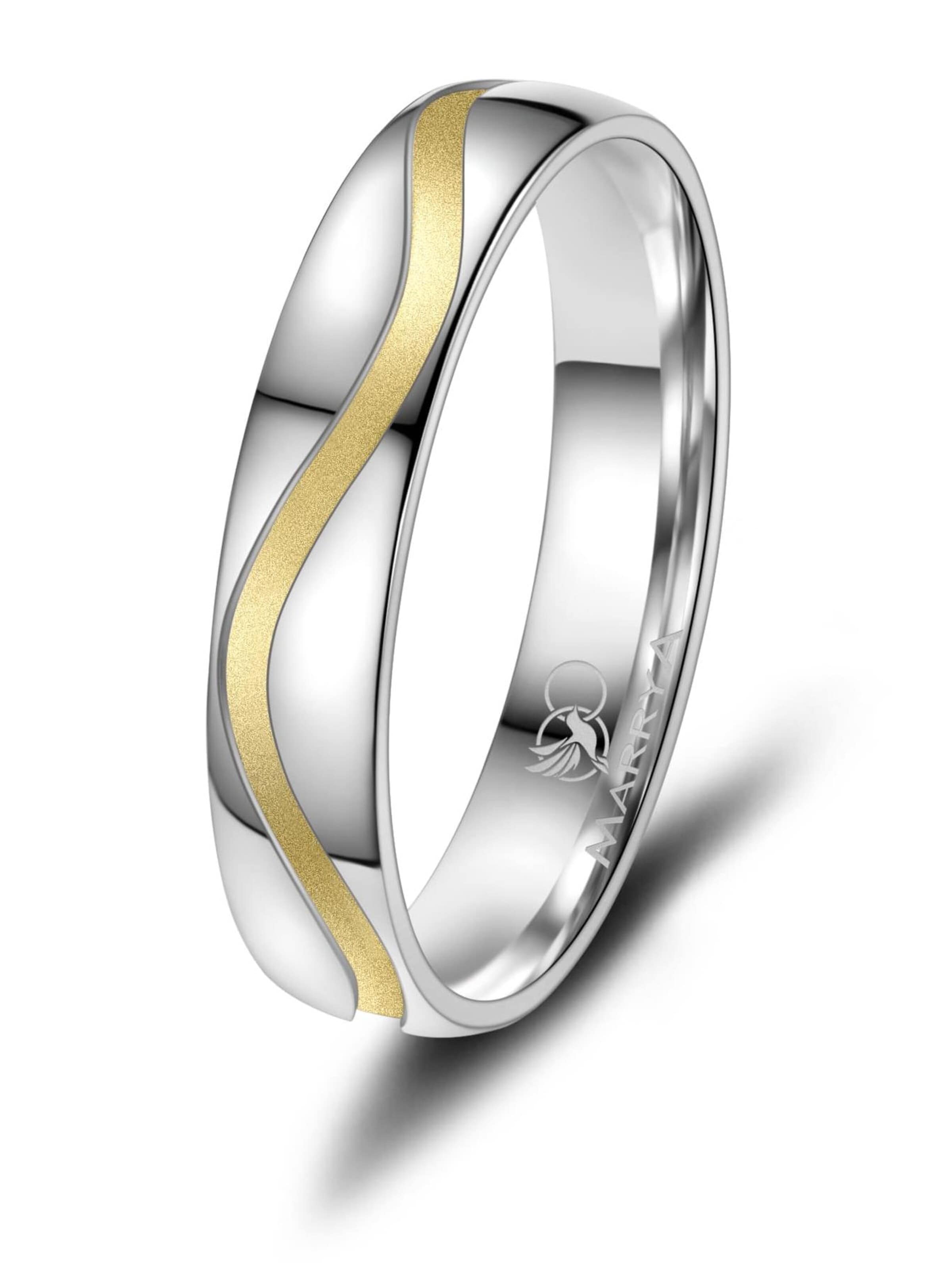MARRYA - Anillo 'MARRYA SI-27 Ehering aus Silber' en oro: frente