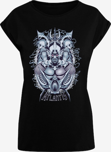 ABSOLUTE CULT T-Shirt 'Aquaman - Ocean Master' in rauchblau / dunkelrot / schwarz / weiß, Produktansicht