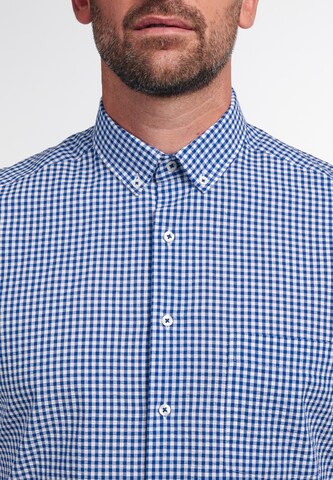 ETERNA Regular fit Button Up Shirt in Blue