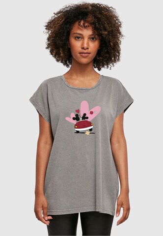 ABSOLUTE CULT T-Shirt 'Mickey Mouse - Car Print' in Mischfarben: predná strana