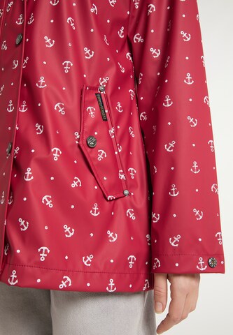 Schmuddelwedda Between-Season Jacket in Red