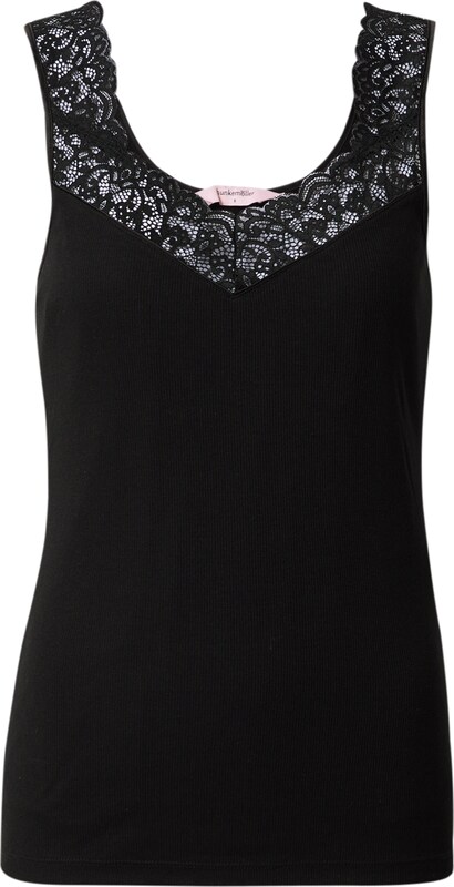 Hunkemöller Unterhemd in Schwarz Hunkemöller Unterhemd in Schwarz