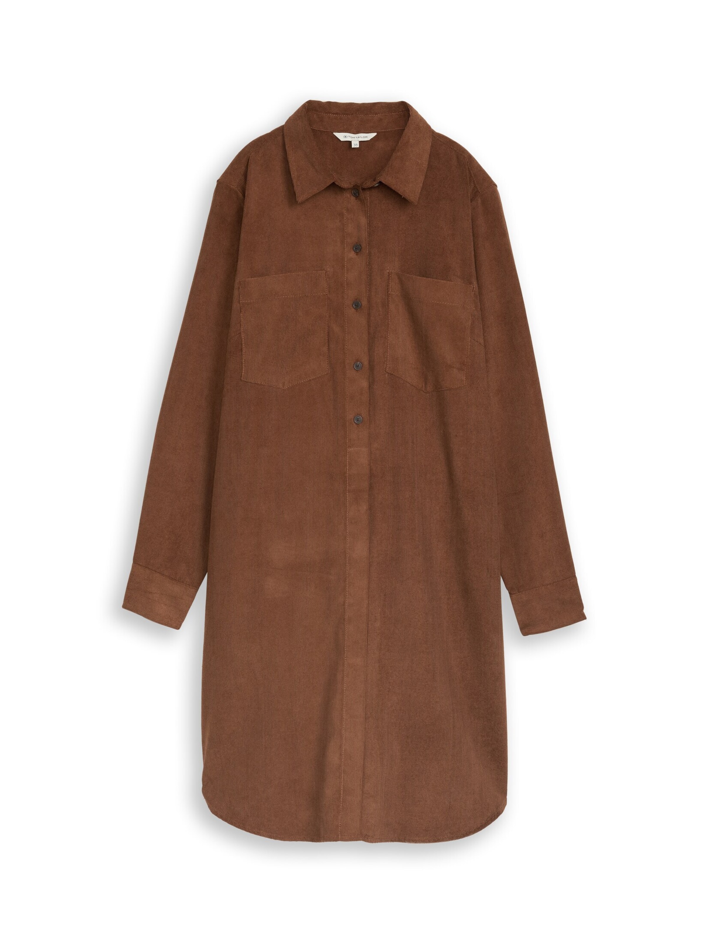 TOM TAILOR Shirt dress in 38 in Brown, Item view