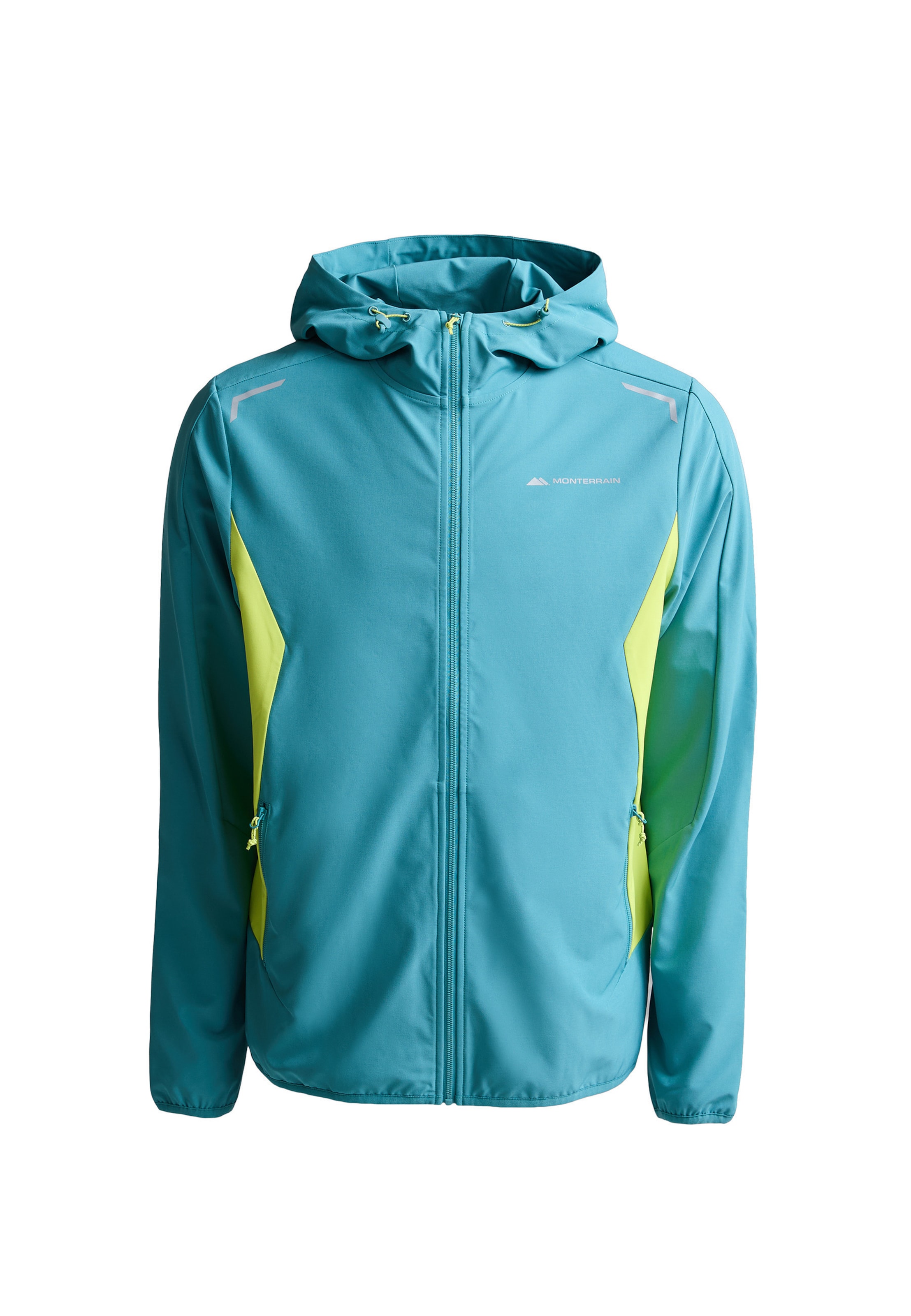 MONTERRAIN Training Jacket 'Lyder Windrunner' in Blue: front