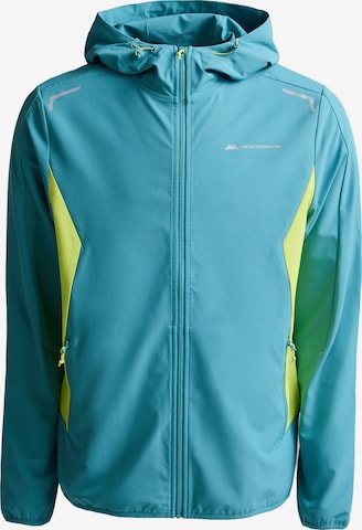 Vestes d’entraînement 'Lyder Windrunner' MONTERRAIN en bleu : devant