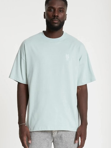 YSPT Studio Shirt 'CITYSCAPE' in Green: front