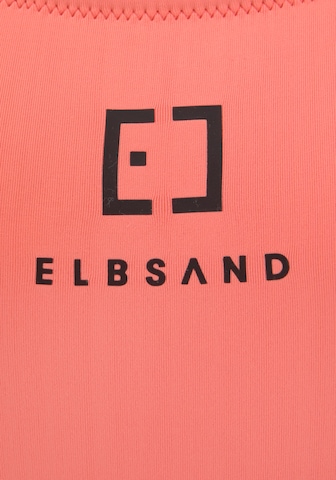 Elbsand Tričkové Jednodielne plavky - oranžová