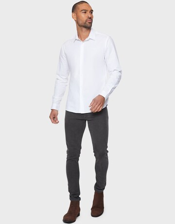 Threadbare Regular fit Button Up Shirt 'Olly' in White
