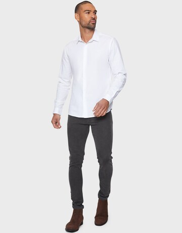 Threadbare Regular Fit Skjorte 'Olly' i hvit