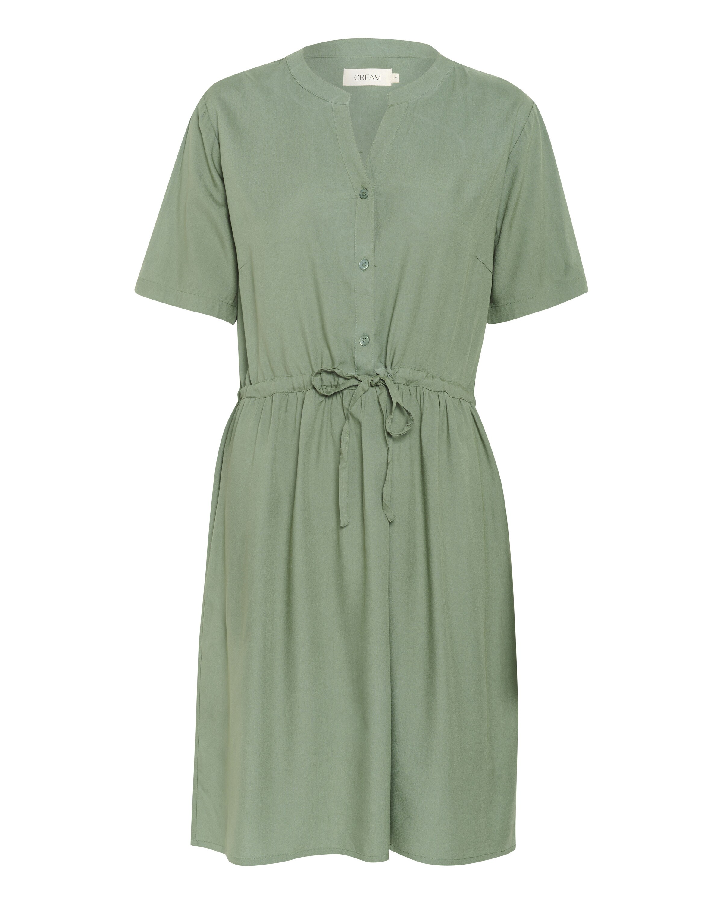 Cream Kjole 'Tiah' i grøn: forside