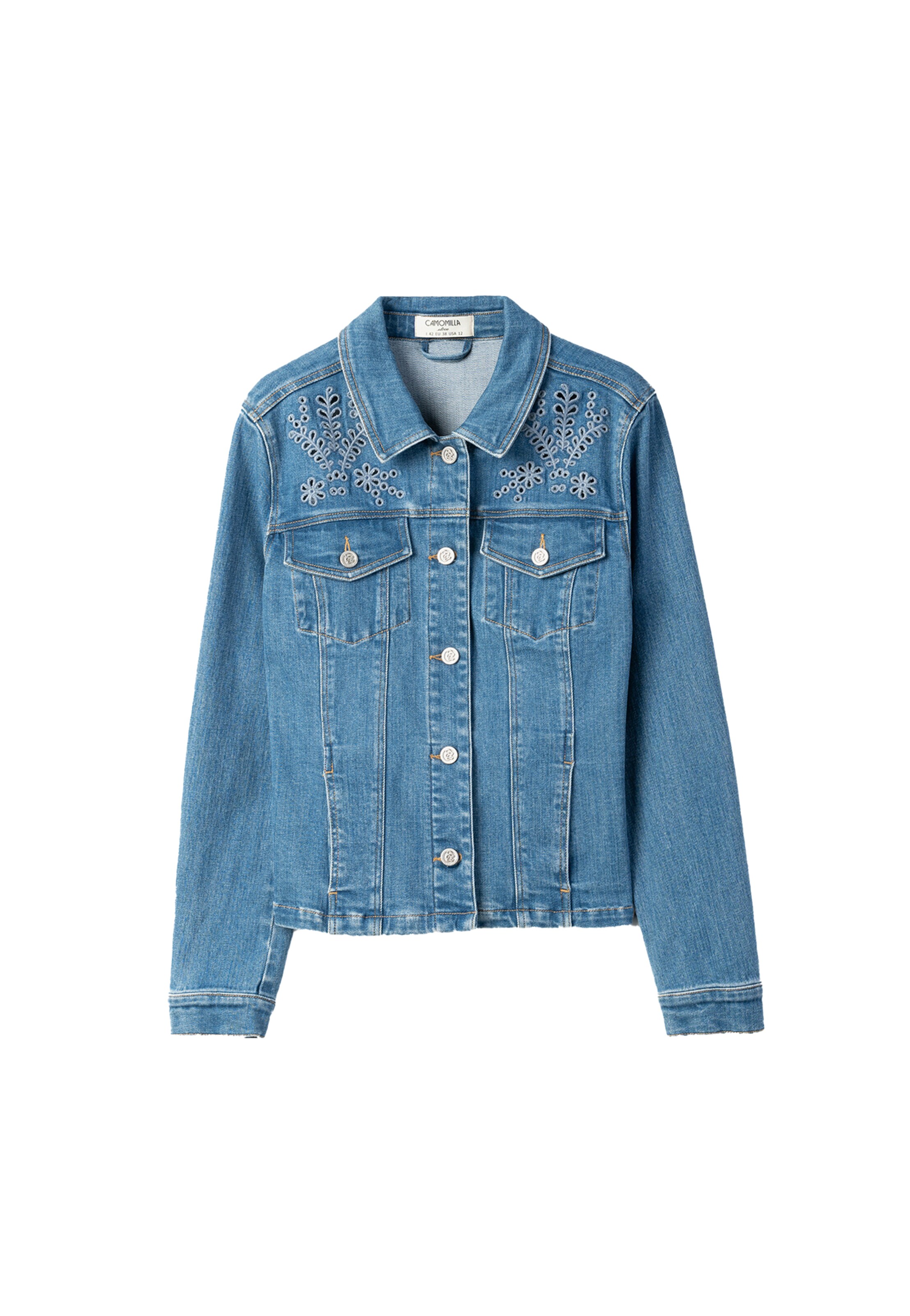 Camomilla Italia Between-season jacket 'GALA' in Blue: front