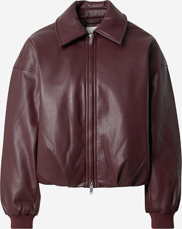 Abercrombie & FitchPrijelazna jakna 'SEP2' - crvena boja: prednji dio