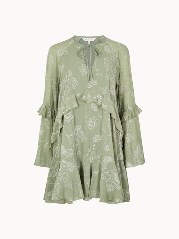 Apricot Floral Embroidered Mini Dress ' ' in Grün