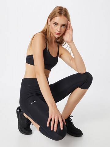 UNDER ARMOUR Skinny Sporthose in Schwarz