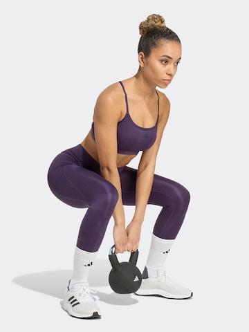 ADIDAS PERFORMANCE Μπουστάκι Αθλητικό σουτιέν 'Aeroreact' σε λιλά: μπροστά