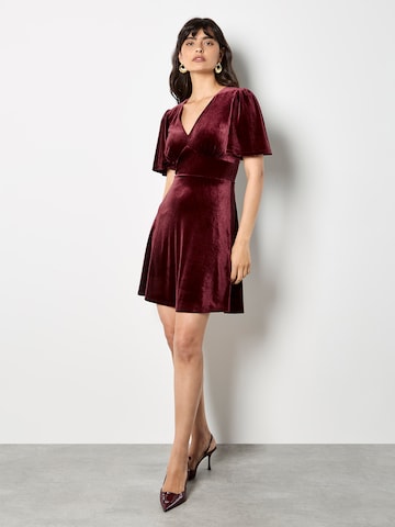 Apricot Dress in Red