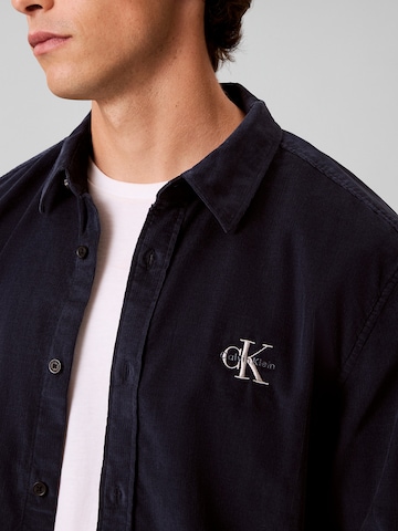 Calvin Klein Jeans Regular Hemd in Blau