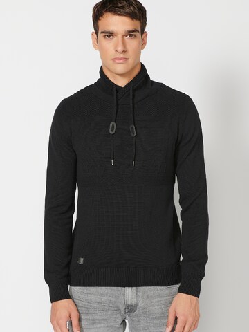 KOROSHI Pullover 'Punto' in Schwarz: Vorderseite