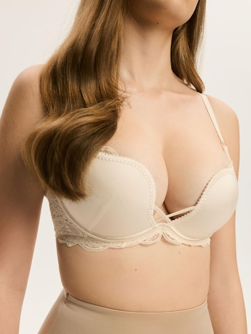ESOTIQ - Push-up Sujetador en beige