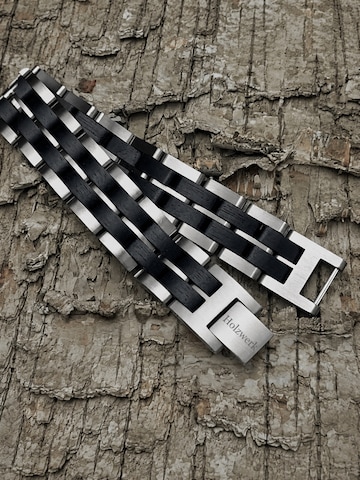 Braccialetto 'DEGERSEE' di Holzwerk in argento